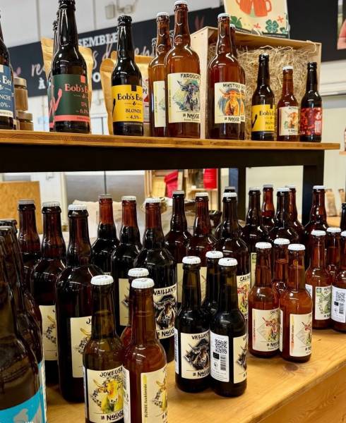 Bières locales disponibles à la Compagnie Fermière à Gradignan et Mérignac