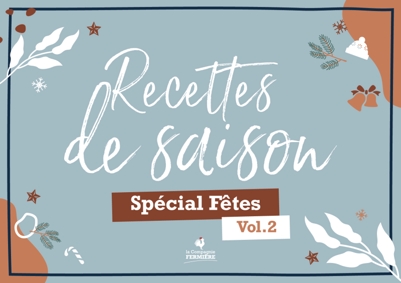 Découvrez le volume 2 de nos recettes de Noël locales : magret au miel & clémentines, jambon rôti aux épices.