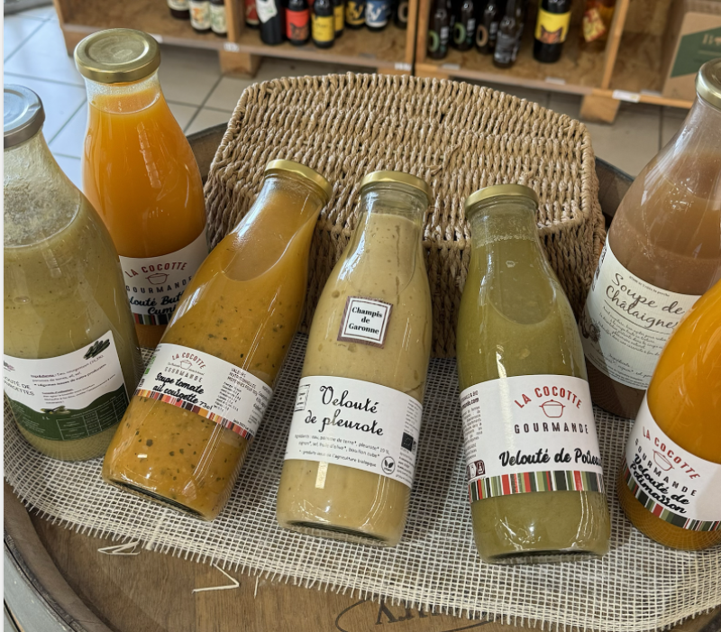 Découvrez nos soupes artisanales et soupes de poisson en vente directe à La Compagnie Fermière