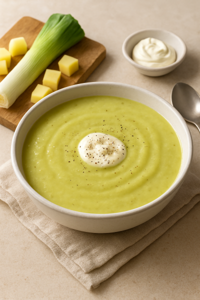 Recette du Velouté de poireaux